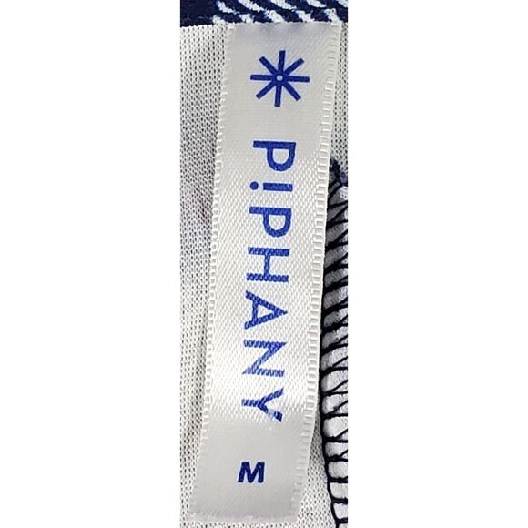 Piphany Carmine Dress Size Medium Blue Red Plaid Pockets Work Office Preppy - Picture 5 of 9